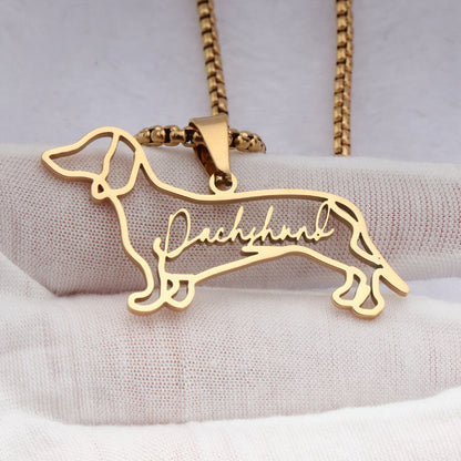 Personalized Pet Stainless Steel Necklace