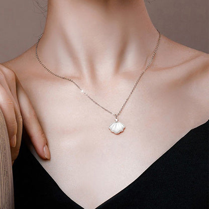 Sterling Silver Shell Necklace