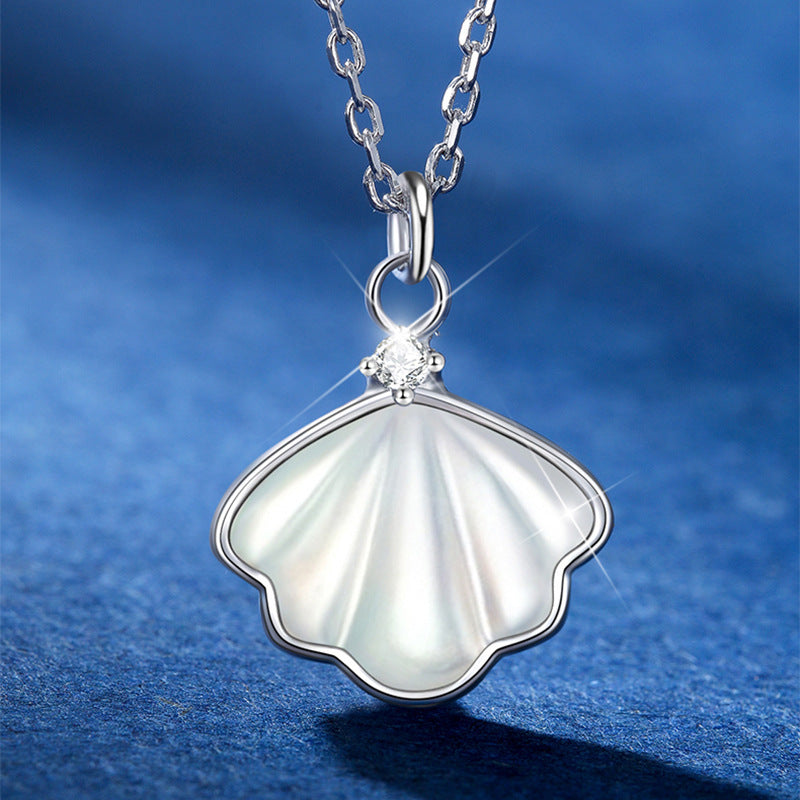 Sterling Silver Shell Necklace