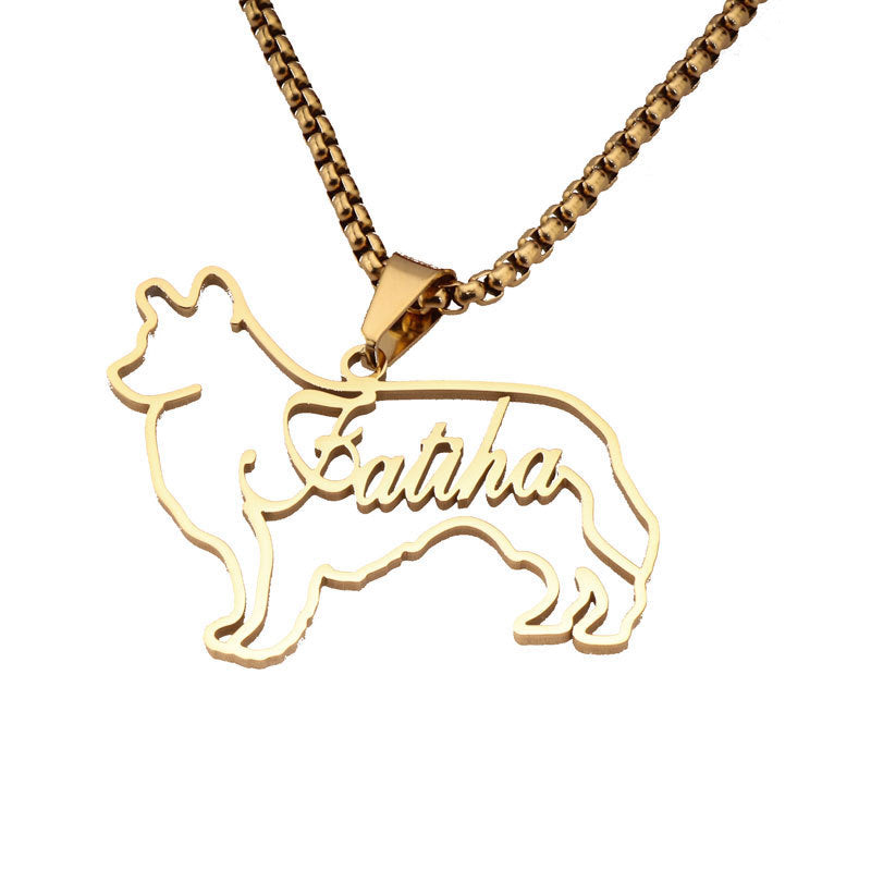 Personalized Pet Stainless Steel Necklace