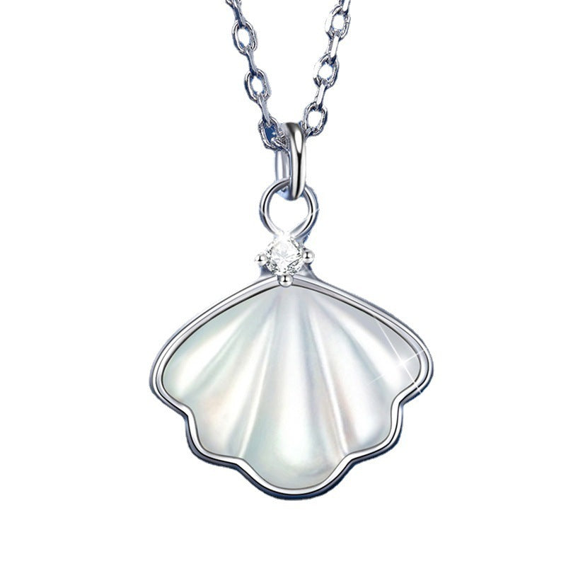 Sterling Silver Shell Necklace